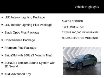 2025 Audi Q3 Premium Plus S Line quattro